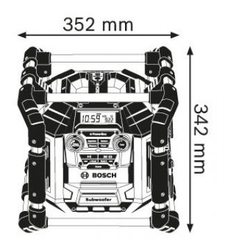 Аккумуляторный радиоприемник Bosch GML 50