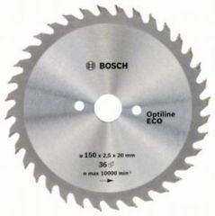 Пильный диск Bosch Optiline Wood ECO 150 x 20/16, Z36