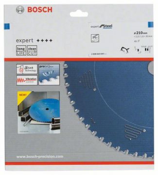 Пильный диск Bosch Expert for Steel 210х30, Z48