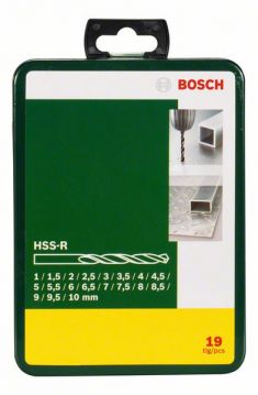 Набор сверл по металлу Bosch HSS-R, 19 шт