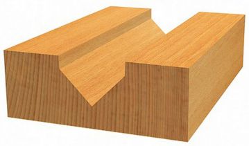 Пазовая V-образная фреза Bosch Expert for Wood 8x12,7x44,5 мм