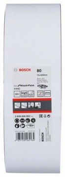Шлифовальная лента 75x533 мм Bosch Best for Wood and Paint P 80 , 10 шт