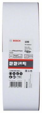 Шлифовальная лента 75x533 мм Bosch Best for Wood and Paint P 100 , 10 шт