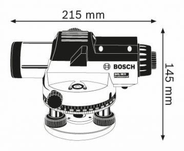 Оптический нивелир Bosch GOL 26 D + BT 160 + GR 500