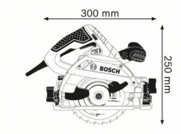 Дисковая пила Bosch GKS 55+ GCE в L-BOXX