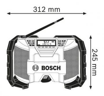 Аккумуляторный радиоприемник Bosch GPB 12V-10