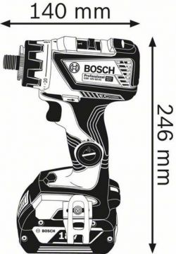 Аккумуляторный шуруповерт Bosch GSR 18 V-60 FC