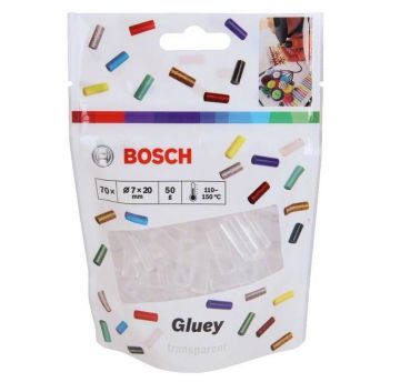 Клеевые стержни Bosch Gluey, прозрачные