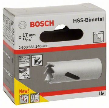 Биметаллическая коронка Bosch Standart Vario 17 мм