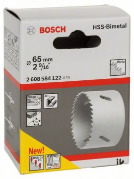 Биметаллическая коронка Bosch Standart Vario 65 мм