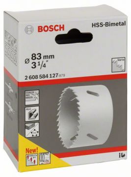 Биметаллическая коронка Bosch Standart Vario 83 мм