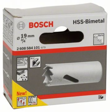 Биметаллическая коронка Bosch Standart Vario 19 мм