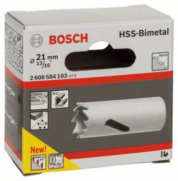 Биметаллическая коронка Bosch Standart Vario 21 мм