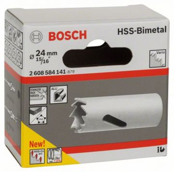 Биметаллическая коронка Bosch Standart Vario 24 мм