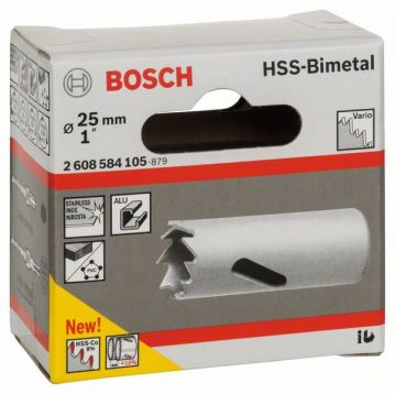 Биметаллическая коронка Bosch Standart Vario 25 мм