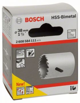 Биметаллическая коронка Bosch Standart Vario 38 мм