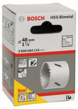 Биметаллическая коронка Bosch Standart Vario 48 мм