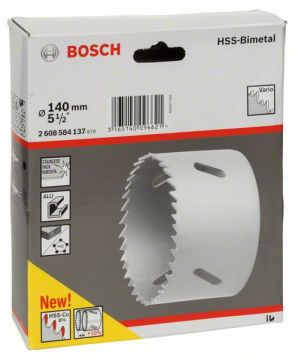 Биметаллическая коронка Bosch Standart Vario 140 мм