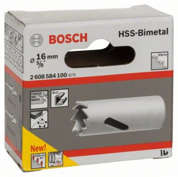 Биметаллическая коронка Bosch Standart Vario 16 мм