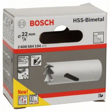 Биметаллическая коронка Bosch Standart Vario 22 мм