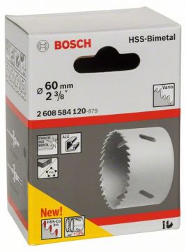 Биметаллическая коронка Bosch Standart Vario 60 мм