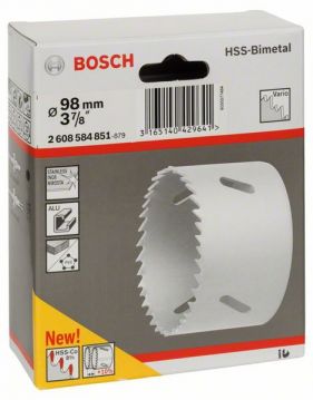 Биметаллическая коронка Bosch Standart Vario 98 мм