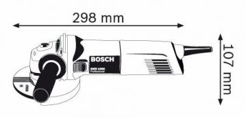 Болгарка Bosch GWS 1400 в кейсе