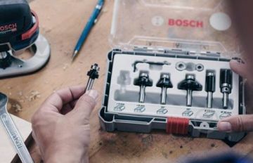 Набор кромочных фрез Bosch с хвостовиком Ø 8 мм, 6 шт