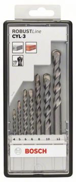 Набор сверл по камню Bosch Robust Line CYL-3, 7 шт