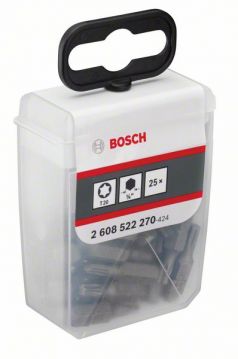 Бита Bosch Extra-Hart TicTac Box T20x25 мм, 25 шт