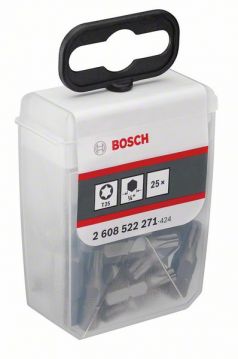 Бита Bosch Extra-Hart TicTac Box T25x25 мм, 25 шт