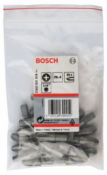 Бита Bosch Extra-Hart PH4 x 32 мм, 25 шт