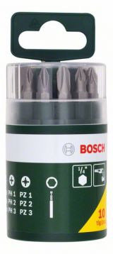 Набор бит Bosch Standard, 10 пр