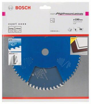 Пильный диск Bosch Expert for High-Pressure Laminate 190х30, Z56