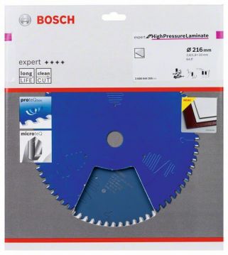 Пильный диск Bosch Expert for High-Pressure Laminate 216х30, Z64