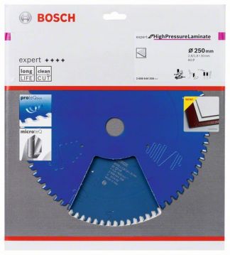Пильный диск Bosch Expert for High-Pressure Laminate 250х30, Z80