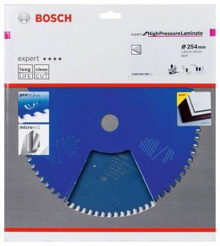 Пильный диск Bosch Expert for High-Pressure Laminate 254х30, Z80