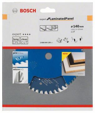 Пильный диск Bosch Expert for Laminate Panel 140х20, Z42