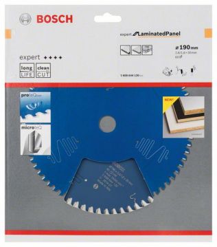 Пильный диск Bosch Expert for Laminate Panel 190х30, Z60