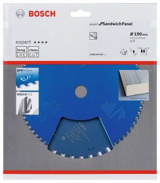 Пильный диск Bosch Expert for Sandwich Panel 190х30, Z36