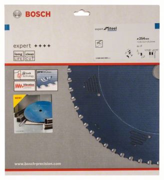 Пильный диск Bosch Expert for Steel 254х25.4, Z60