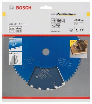 Пильный диск Bosch Expert for Construct Wood 190х30, Z24