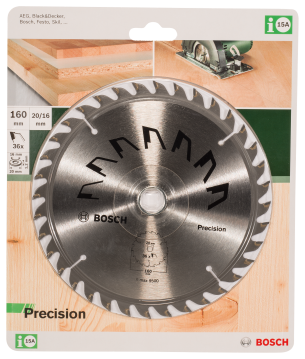Пильный диск Bosch Precision Wood ECO 160 x 20/16, Z36
