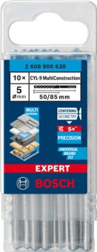 Сверло универсальное Bosch EXPERT CYL-9 Multi Construction 5x85 мм, 10 шт