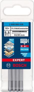 Сверло универсальное Bosch EXPERT CYL-9 Multi Construction 5,5x85 мм, 10 шт