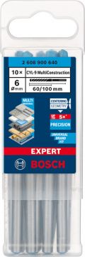Свердло універсальне Bosch EXPERT CYL-9 Multi Construction 6x100 мм, 10 шт