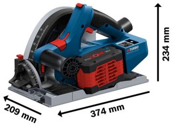 Аккумуляторная погружная дисковая пила Bosch GKT 18V-52 GC