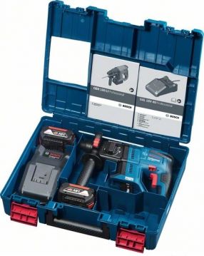 Аккумуляторный перфоратор Bosch GBH 180 Li + набор SDS plus 11 шт
