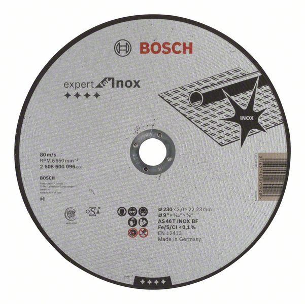 Отрезной круг Bosch Expert for Inox 230x2 мм