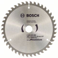 Пильный диск Bosch Eco for Aluminium 160х20/16, Z42
